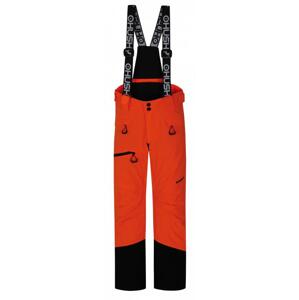 Husky Gilep neonově oranžové dětské lyžařské kalhoty - 122