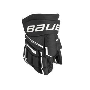 Hokejové rukavice Bauer Supreme Mach YTH - Dětská, černá-bílá, 9 (dostupnost 5-7 prac. dní)