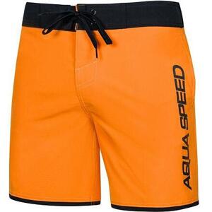 Aqua-Speed Evan pánské plavecké šortky oranžová - XXL