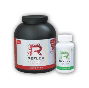Reflex Nutrition Micro Whey 2270g + Vitamin D3 100 cps - Vanilka