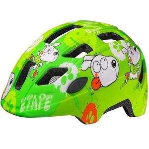 Etape Kitty 2.0 dětská cyklistická helma zelená - S-M 52-56 cm
