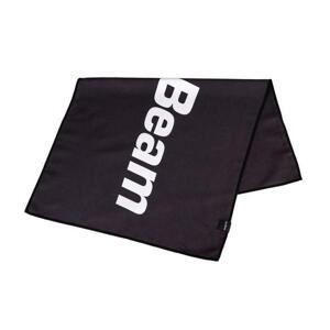 GymBeam Mini sportovní rychleschnoucí ručník Black POUZE černá (VÝPRODEJ)