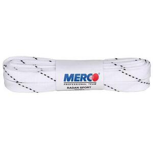 Merco PHW-12 tkaničky do bruslí voskované bílá POUZE 310 cm (VÝPRODEJ)