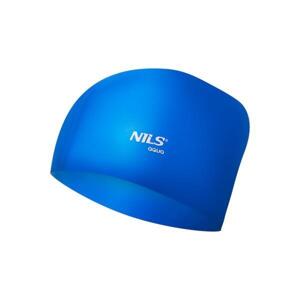 NILS Aqua Silikonová čepice pro dlouhé vlasy NQC LH modrá (VÝPRODEJ)