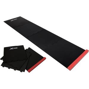 Xq Max Skládací podložka/koberec na šipky PUZZLE 237 cm POUZE černá/modrá (VÝPRODEJ)